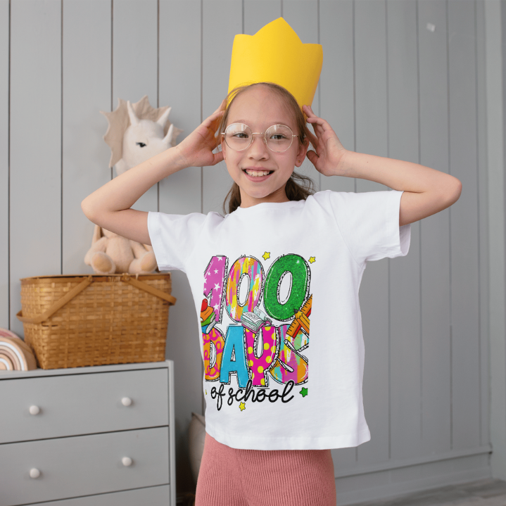 100 Days Of School Shirt- Rainbow