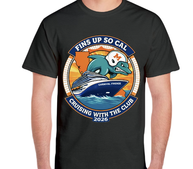 Fins Up So Cal Cruise Shirt- Full Front logo