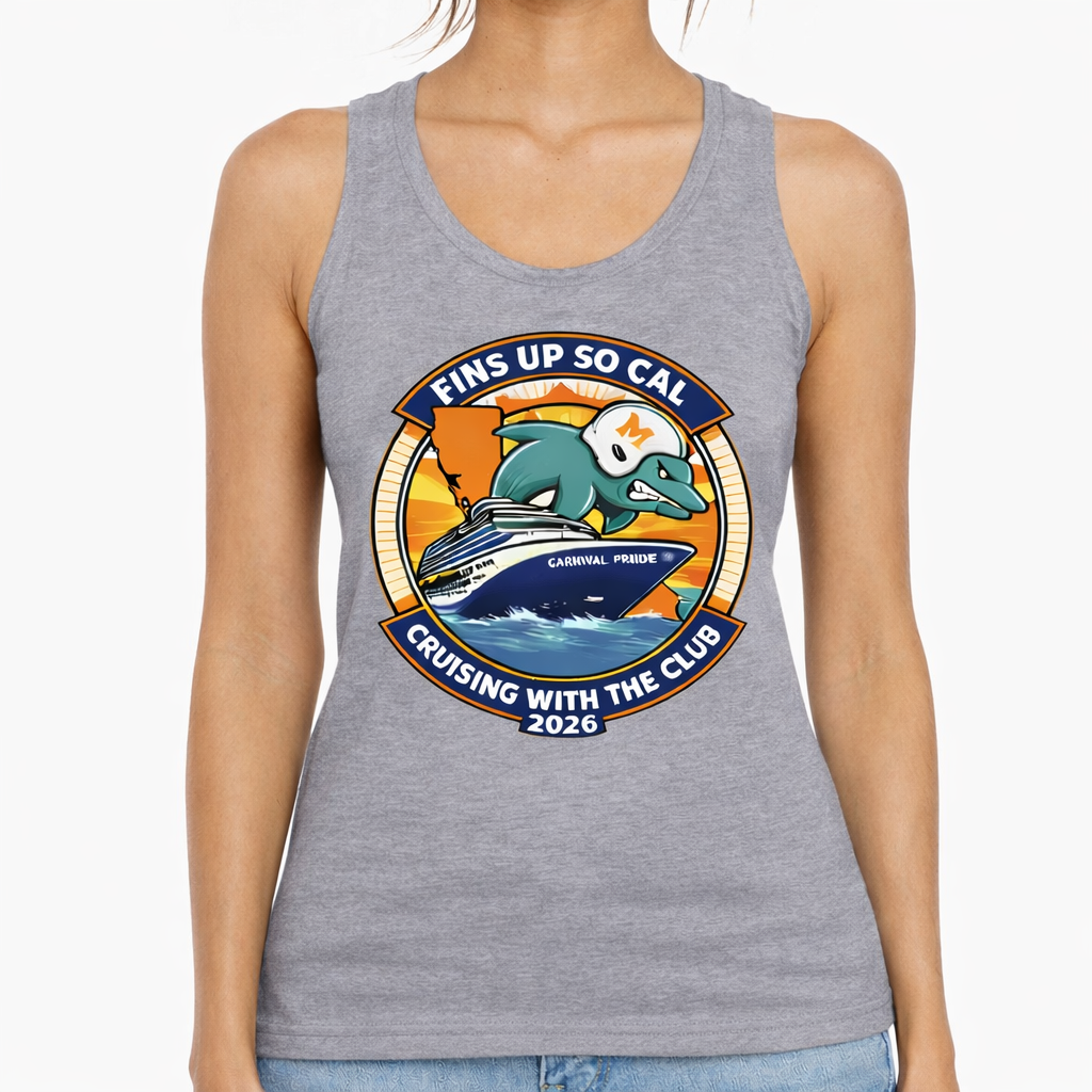 Fins Up So Cal Cruise Women's Fitted Tank