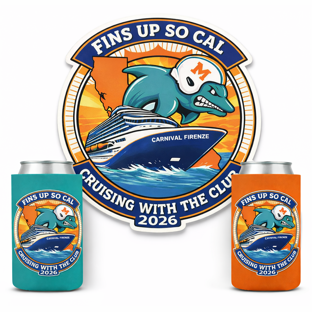 Fins Up So Cal Magnet and Coozie Bundle