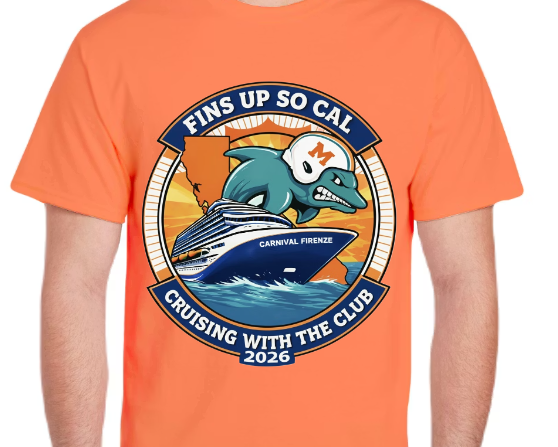 Fins Up So Cal Cruise Shirt- Full Front logo