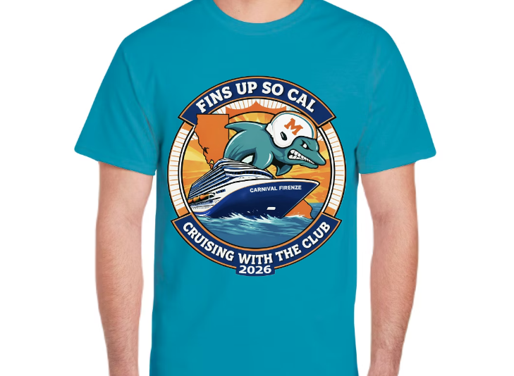Fins Up So Cal Cruise Shirt- Full Front logo