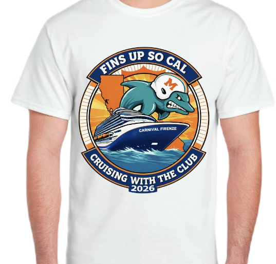 Fins Up So Cal Cruise Shirt- Full Front logo